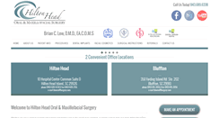 Desktop Screenshot of hiltonheadoralsurgery.com